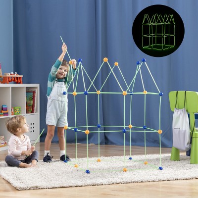 Kit Construction Fort Enfants Archikitt InnovaGoods 85 Pièces