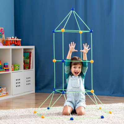 Kit Construction Fort Enfants Archikitt InnovaGoods 85 Pièces 2