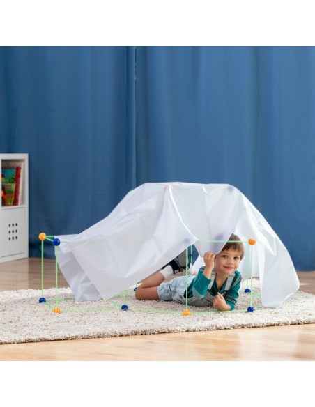 Kit Construction Fort Enfants Archikitt InnovaGoods 85 Pièces