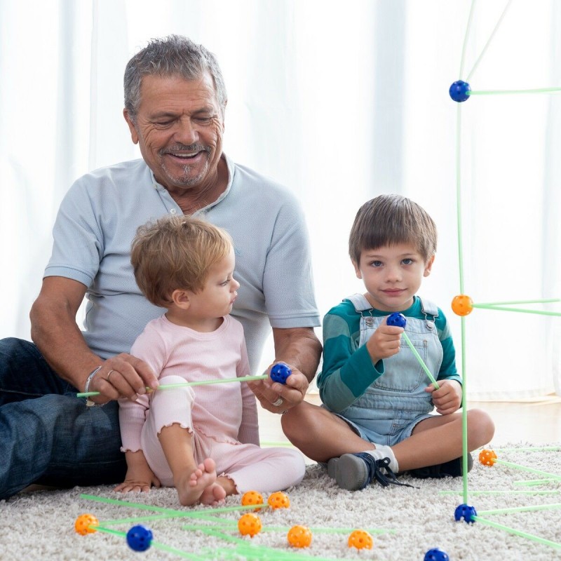 Kit Construction Fort Enfants Archikitt InnovaGoods 85 Pièces