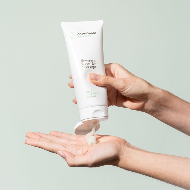 Crème énergisante jambes CBD Zencalm 200 ml – Fraîcheur immédiate