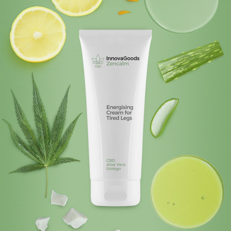 Crème énergisante jambes CBD Zencalm 200 ml – Fraîcheur immédiate