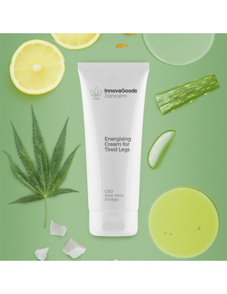 Crème énergisante jambes CBD Zencalm 200 ml – Fraîcheur immédiate