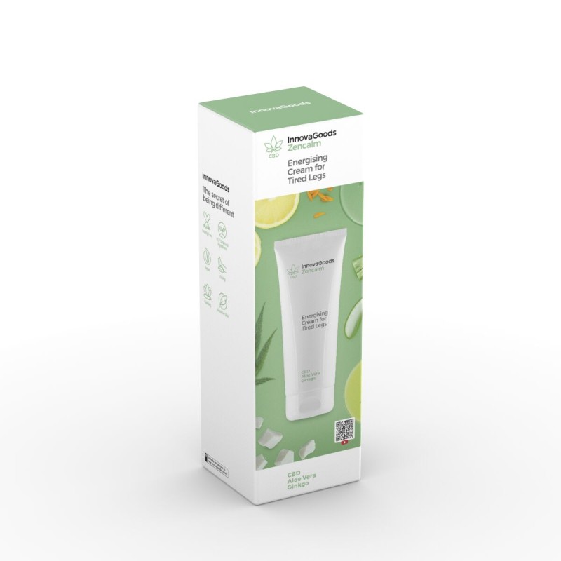 Crème énergisante jambes CBD Zencalm 200 ml – Fraîcheur immédiate