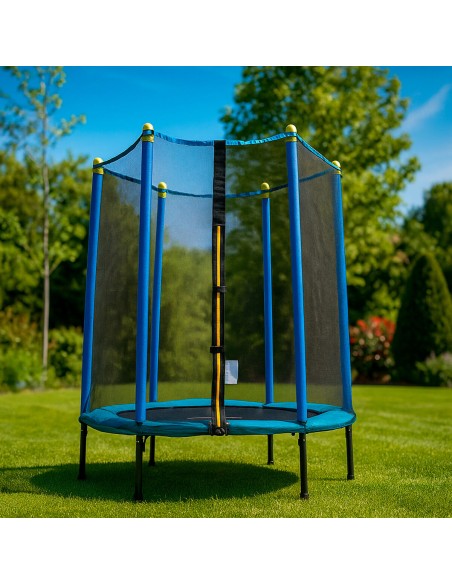 Trampoline Enfants avec Filet de Sécurité Zuply InnovaGoods