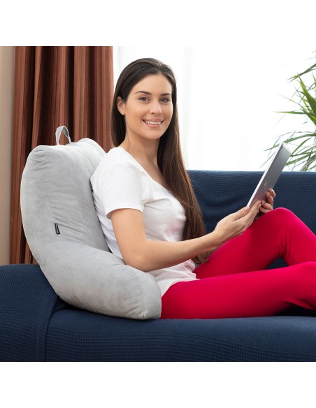 Coussin de lecture ergonomique – Confort avec accoudoirs