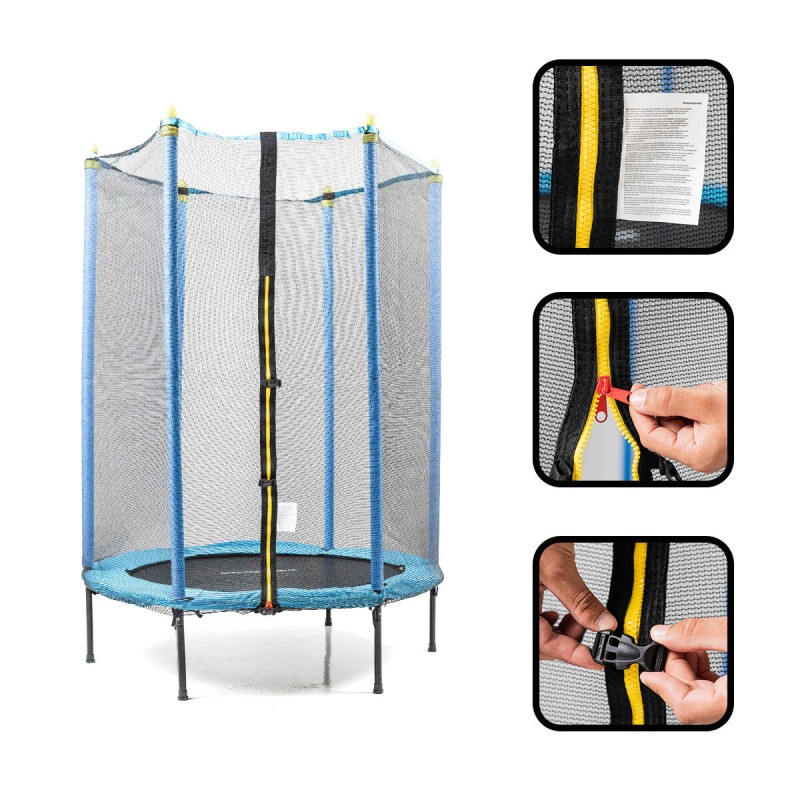 Trampoline Enfants avec Filet de Sécurité Zuply InnovaGoods