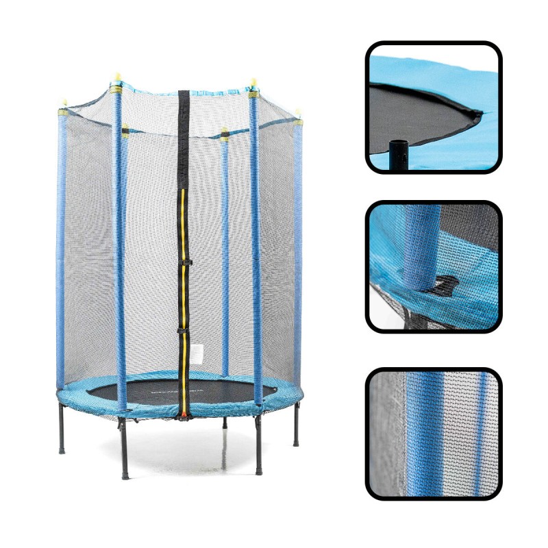 Trampoline Enfants avec Filet de Sécurité Zuply InnovaGoods