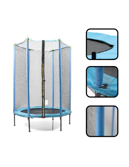 Trampoline Enfants avec Filet de Sécurité Zuply InnovaGoods