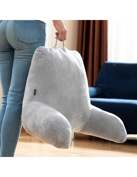 Coussin de lecture ergonomique – Confort avec accoudoirs