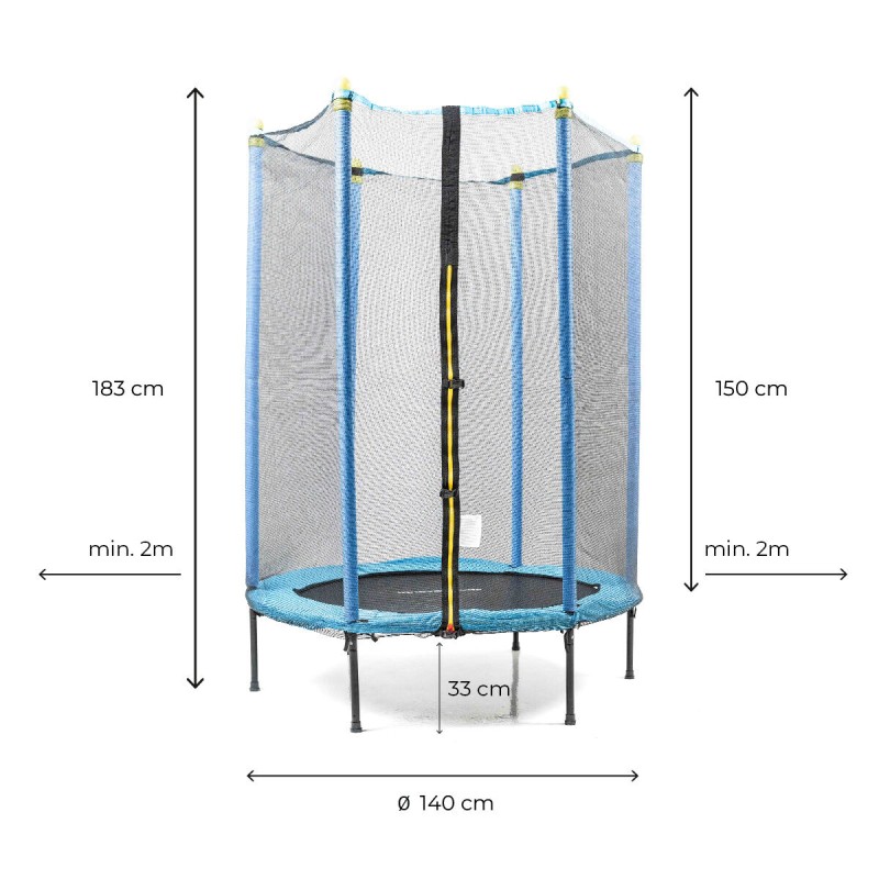 Trampoline Enfants avec Filet de Sécurité Zuply InnovaGoods
