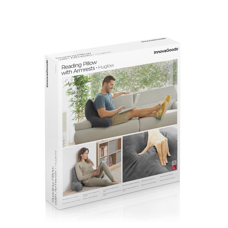 Coussin de lecture ergonomique – Confort avec accoudoirs