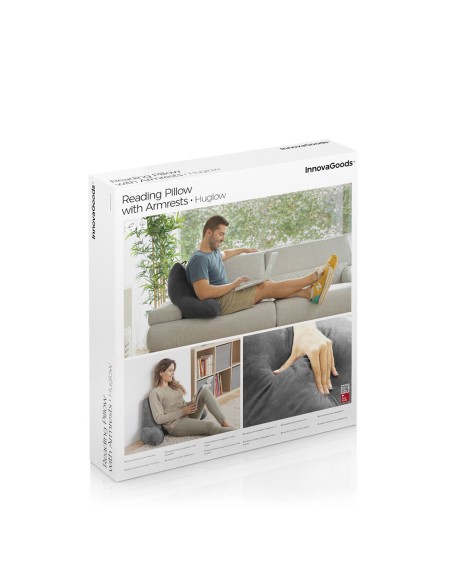Coussin de lecture ergonomique – Confort avec accoudoirs