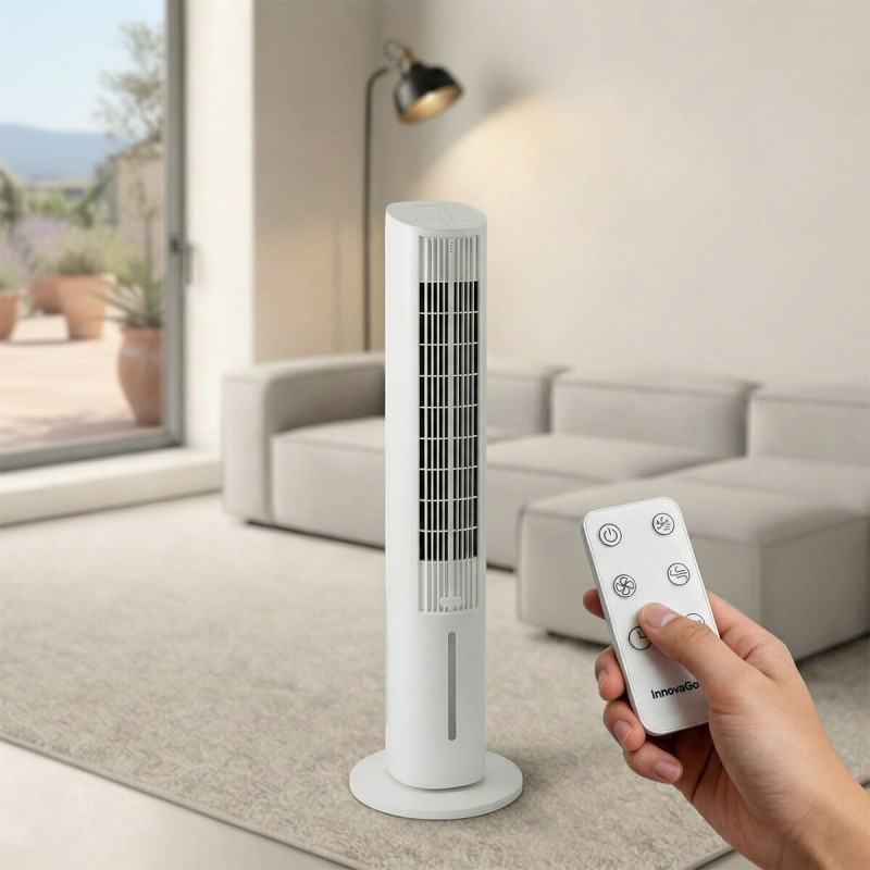 Climatiseur évaporatif Hushly InnovaGoods – Fraîcheur 4‑en‑1