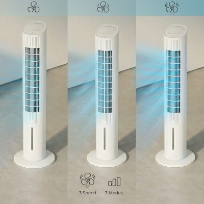 Climatiseur évaporatif Hushly InnovaGoods – Fraîcheur 4‑en‑1 2