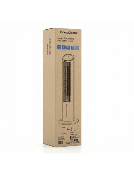 Climatiseur évaporatif Hushly InnovaGoods – Fraîcheur 4‑en‑1