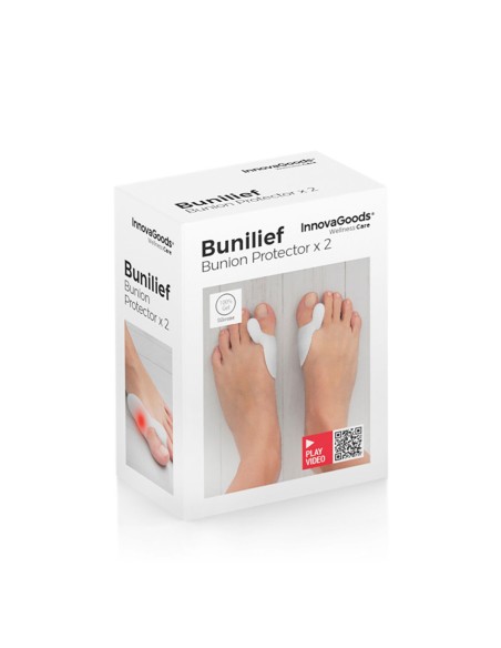 Correcteur durillons silicone Bunilief InnovaGoods (2 unités) – Protection et confort du pied