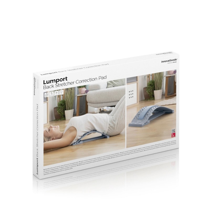 Support étirements lombaire magnétique Lumport InnovaGoods – Relaxation du bas du dos