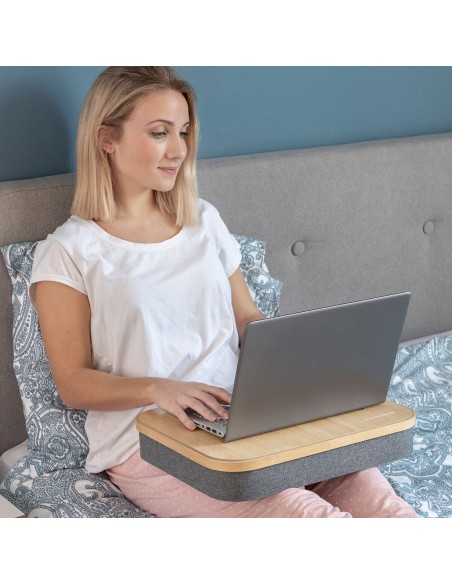 Bureau Portatif avec Plateau de Rangement Larage – Confort + organisation mobile