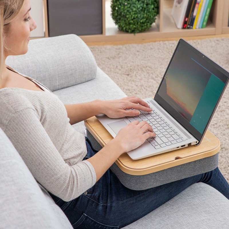 Bureau Portatif avec Plateau de Rangement Larage – Confort + organisation mobile