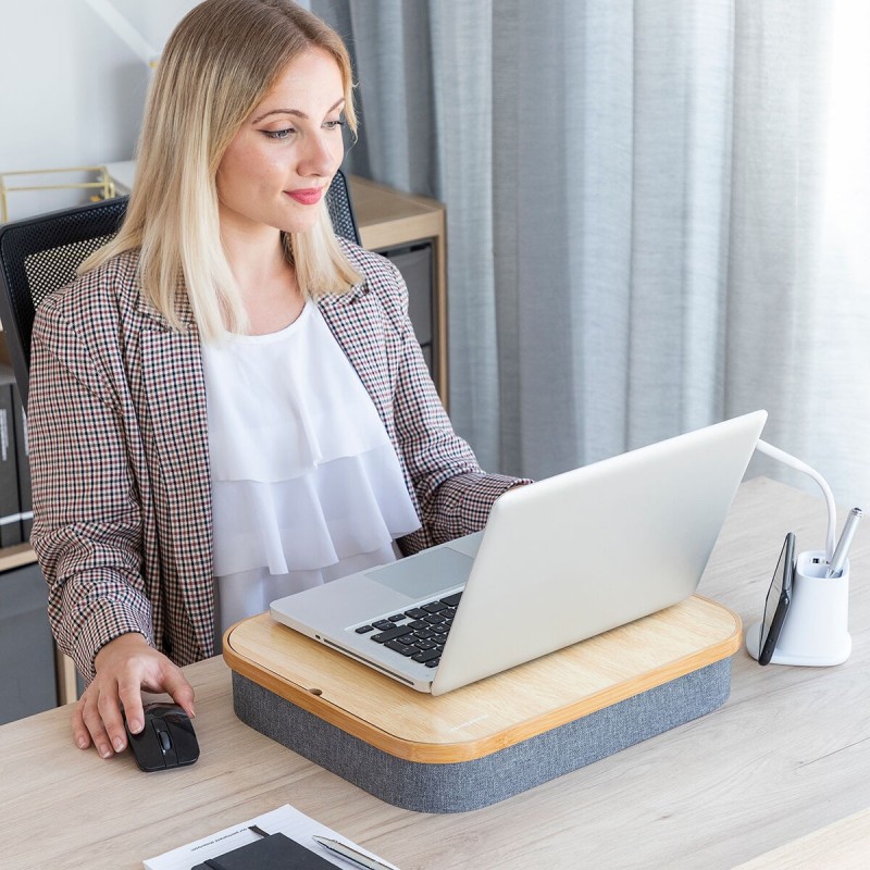 Bureau Portatif avec Plateau de Rangement Larage – Confort + organisation mobile