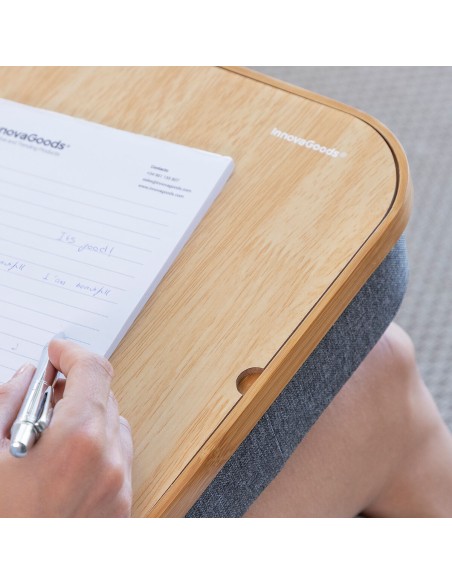 Bureau Portatif avec Plateau de Rangement Larage – Confort + organisation mobile