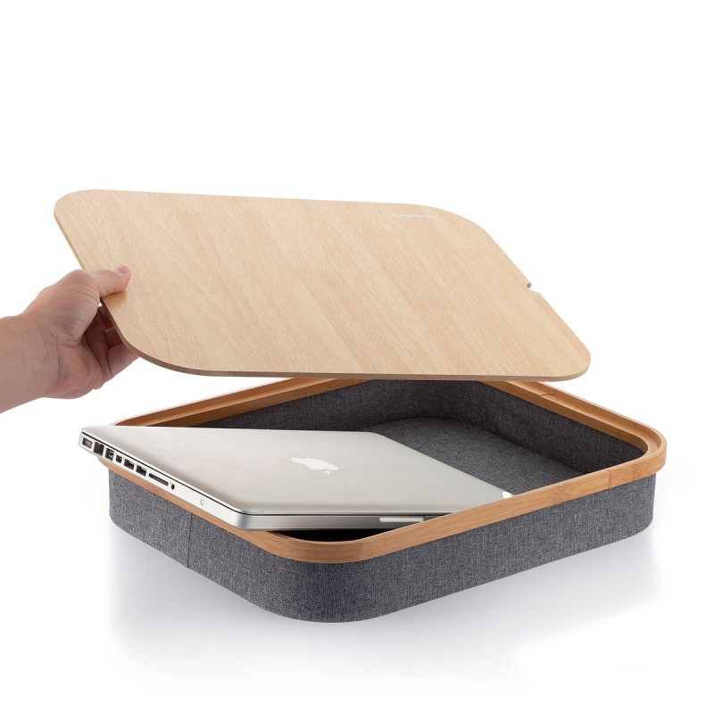 Bureau Portatif avec Plateau de Rangement Larage – Confort + organisation mobile