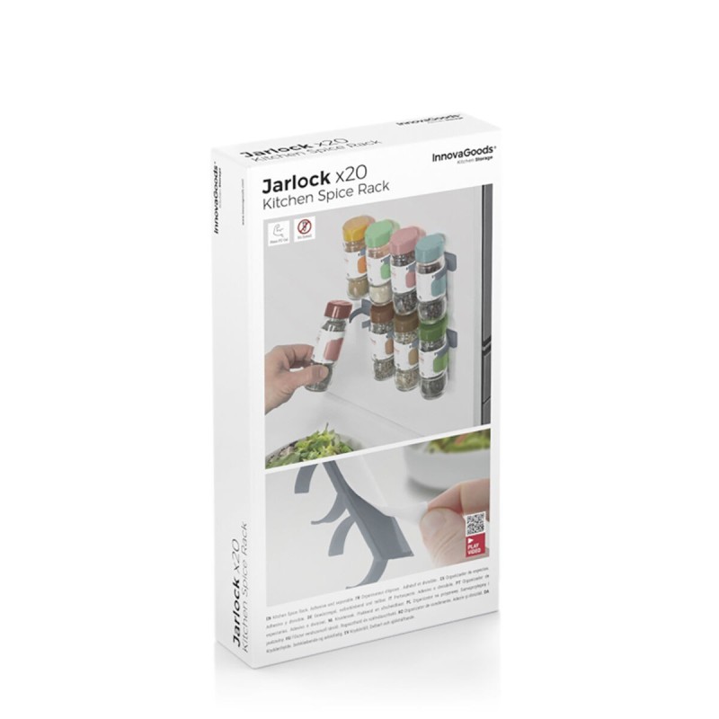 Porte‑Épices Adhésif Divisible Jarlock x20