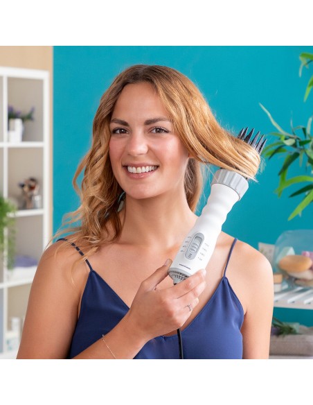 Sèche‑cheveux brosse boucleur 3‑en‑1 Dryple InnovaGoods 550 W – Coiffage complet quotidien