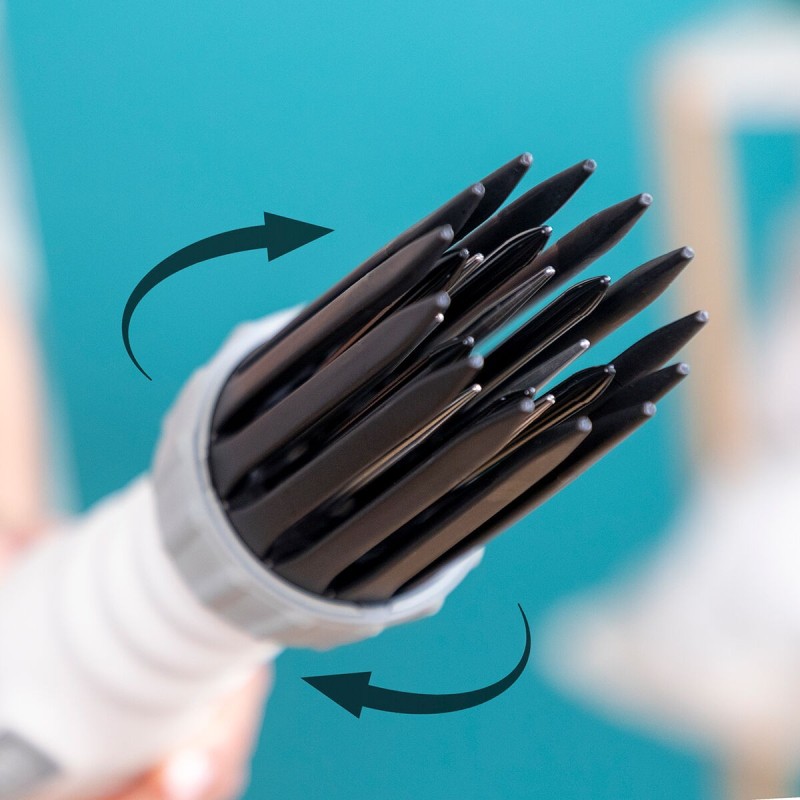 Sèche‑cheveux brosse boucleur 3‑en‑1 Dryple InnovaGoods 550 W – Coiffage complet quotidien