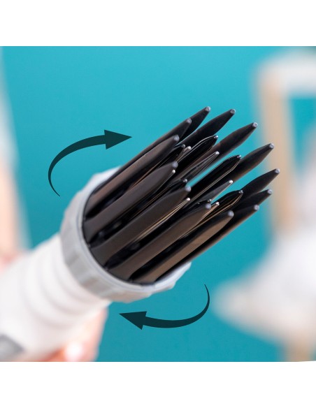 Sèche‑cheveux brosse boucleur 3‑en‑1 Dryple InnovaGoods 550 W – Coiffage complet quotidien