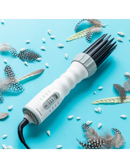 Sèche‑cheveux brosse boucleur 3‑en‑1 Dryple InnovaGoods 550 W – Coiffage complet quotidien