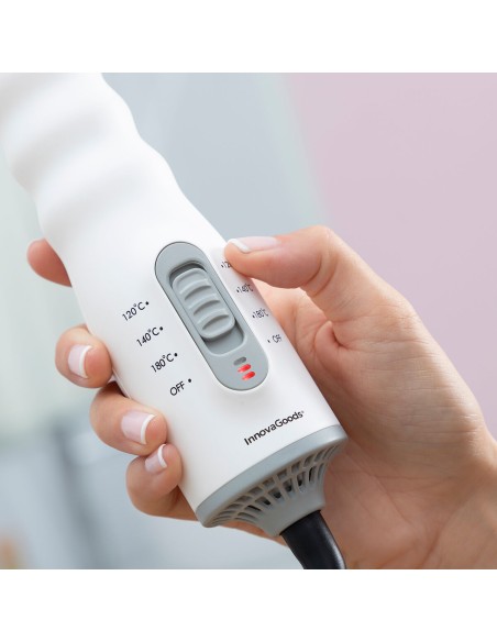 Sèche‑cheveux brosse boucleur 3‑en‑1 Dryple InnovaGoods 550 W – Coiffage complet quotidien