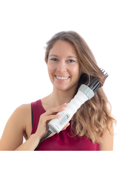 Sèche‑cheveux brosse boucleur 3‑en‑1 Dryple InnovaGoods 550 W – Coiffage complet quotidien