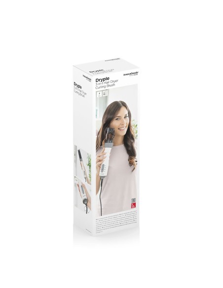 Sèche‑cheveux brosse boucleur 3‑en‑1 Dryple InnovaGoods 550 W – Coiffage complet quotidien
