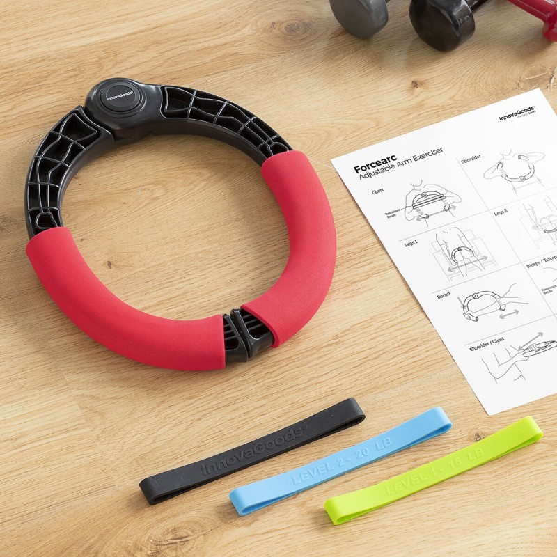 Appareil de Musculation Bras Réglable Forcearc InnovaGoods – Résistance & Renforcement