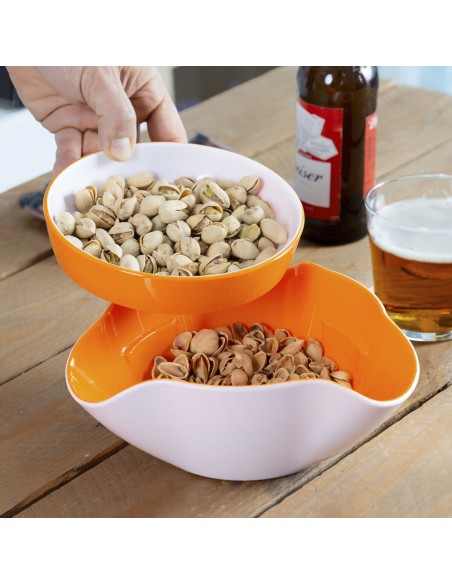 Bols apéritifs 2‑en‑1 InnovaGoods – Pratiques & design