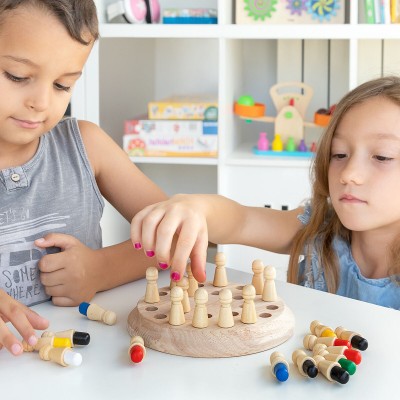 Jeu de mémoire bois Taeda InnovaGoods – Éducatif & durable