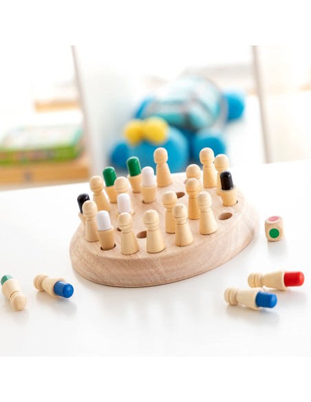 Jeu de mémoire bois Taeda InnovaGoods – Éducatif & durable