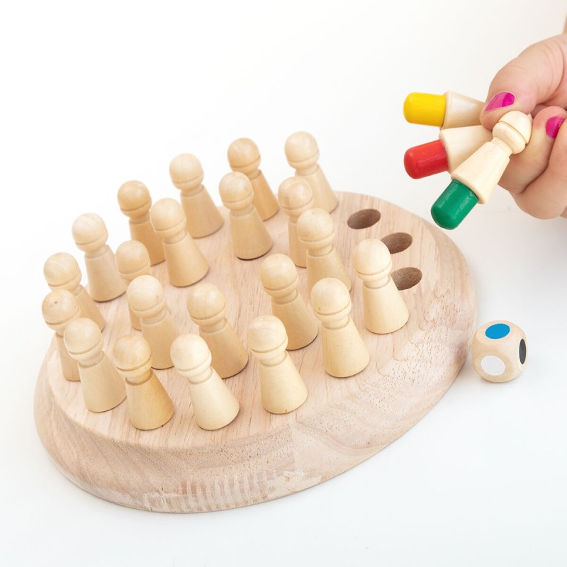Jeu de mémoire bois Taeda InnovaGoods – Éducatif & durable