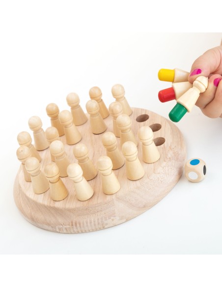 Jeu de mémoire bois Taeda InnovaGoods – Éducatif & durable