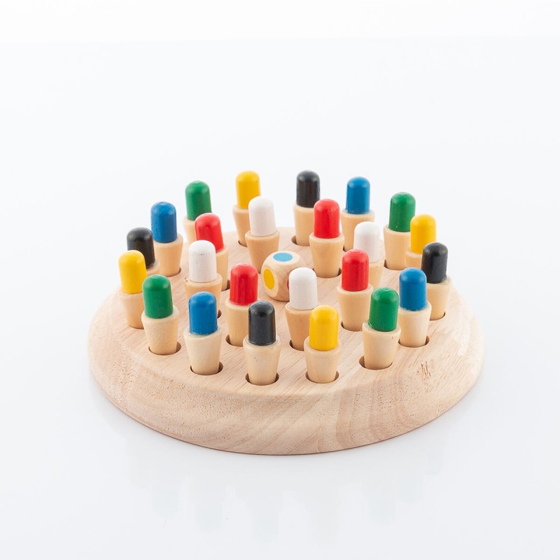 Jeu de mémoire bois Taeda InnovaGoods – Éducatif & durable
