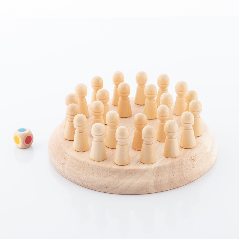 Jeu de mémoire bois Taeda InnovaGoods – Éducatif & durable