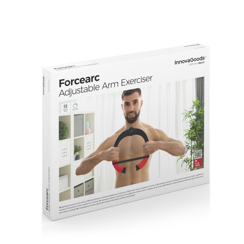 Appareil de Musculation Bras Réglable Forcearc InnovaGoods – Résistance & Renforcement