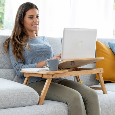 Table pliante bambou Lapwood InnovaGoods – Élégante & pratique