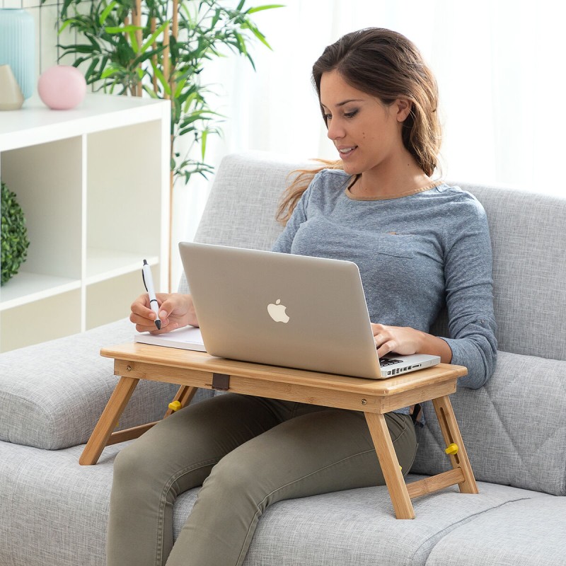 Table pliante bambou Lapwood InnovaGoods – Élégante & pratique