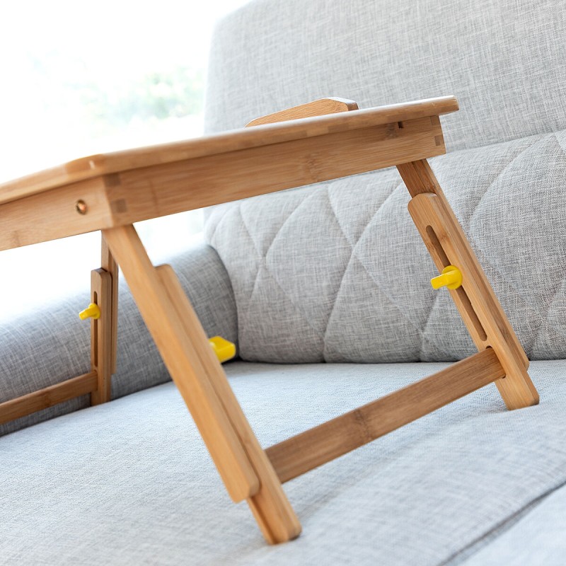 Table pliante bambou Lapwood InnovaGoods – Élégante & pratique