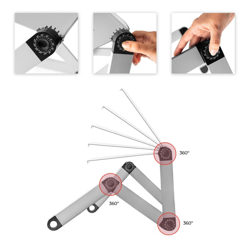Table multi‑positions Omnible InnovaGoods – Ergonomique