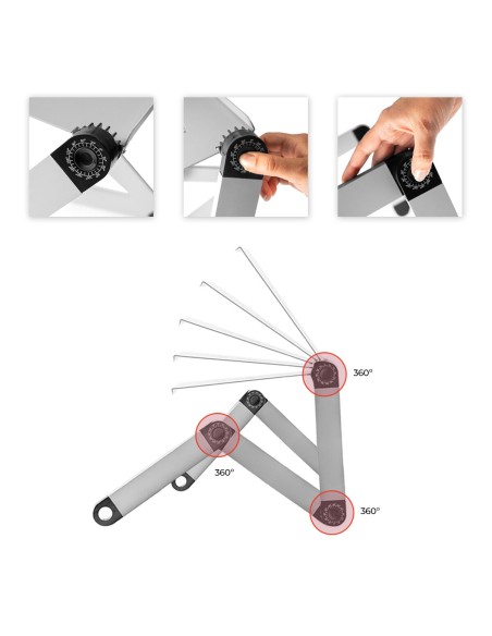 Table multi‑positions Omnible InnovaGoods – Ergonomique