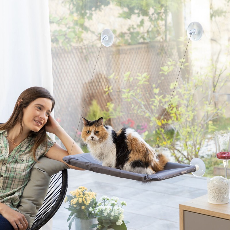 Hamac fenêtre Catlax InnovaGoods – Repos en hauteur
